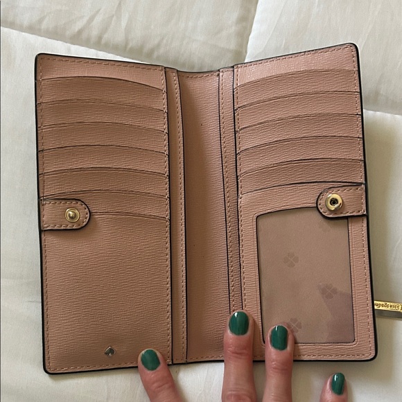 Kate Spade Black Snap Closure Wallet - Picture 2 of 3